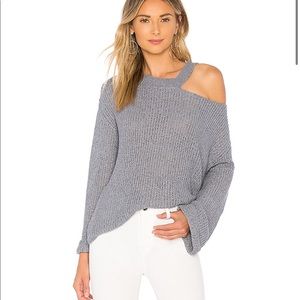 NWOT REVOLVE Majorelle Shoulder Cut Out Sweater